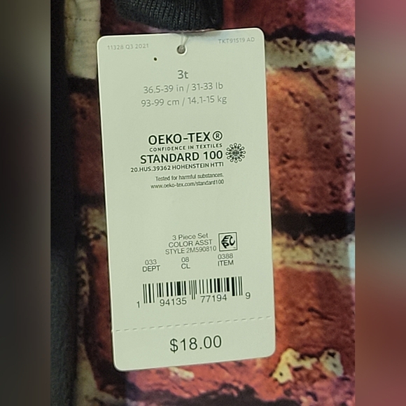 Carters 3piece Fleece Out Fit Toddler Boys - Picture 4 of 9